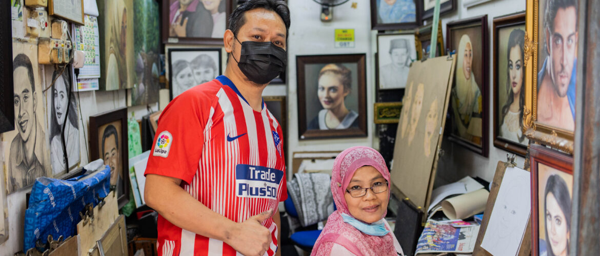 Stories from the Ground – Mohd Hairul, 47, Artist in Central Market