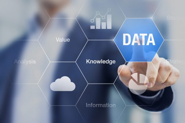 Concept about the value of data for information and knowledge